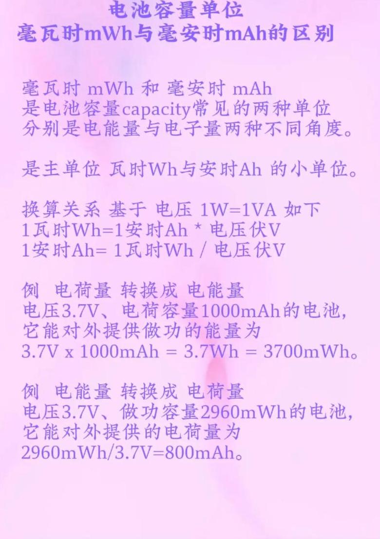 买手机电池mwh和mah哪个好
