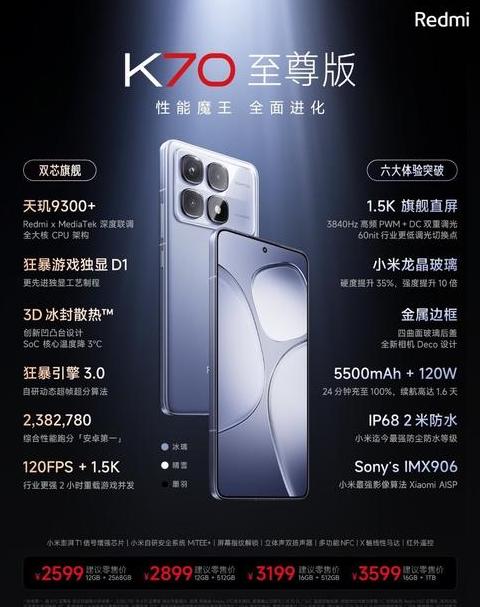 红米k70pro配置参数详情