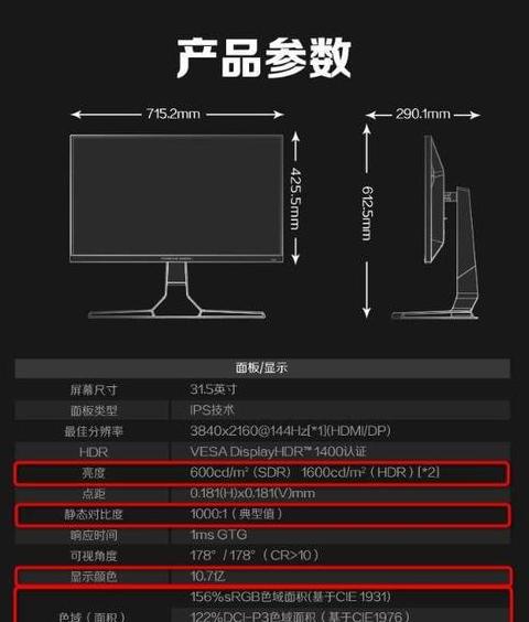 电脑显示器参数在哪看